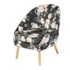 Fauteuil met bloemenprint